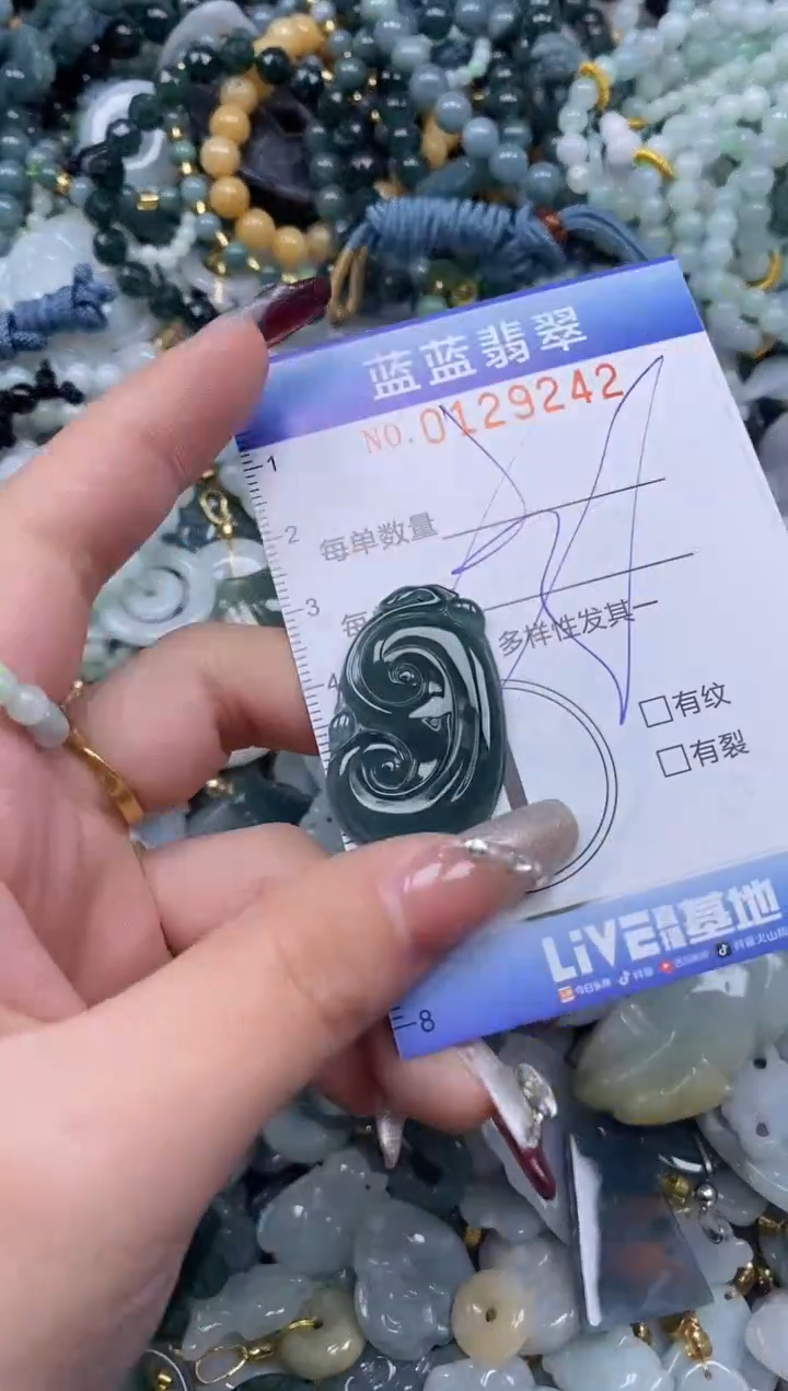 【闪购商品】翡翠颈饰未镶嵌闪购0129242多样性发其一