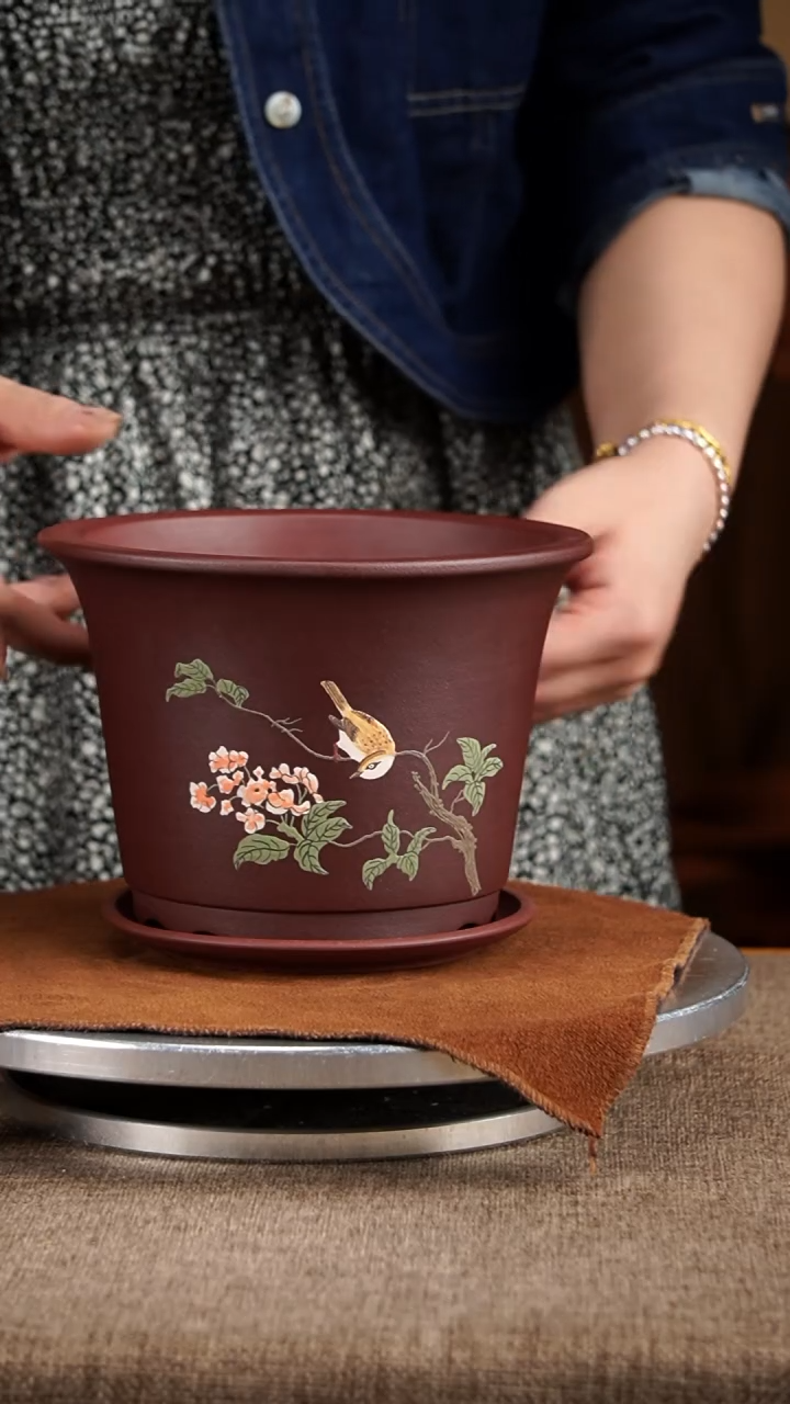 紫砂花盆紫砂花盆2718+z