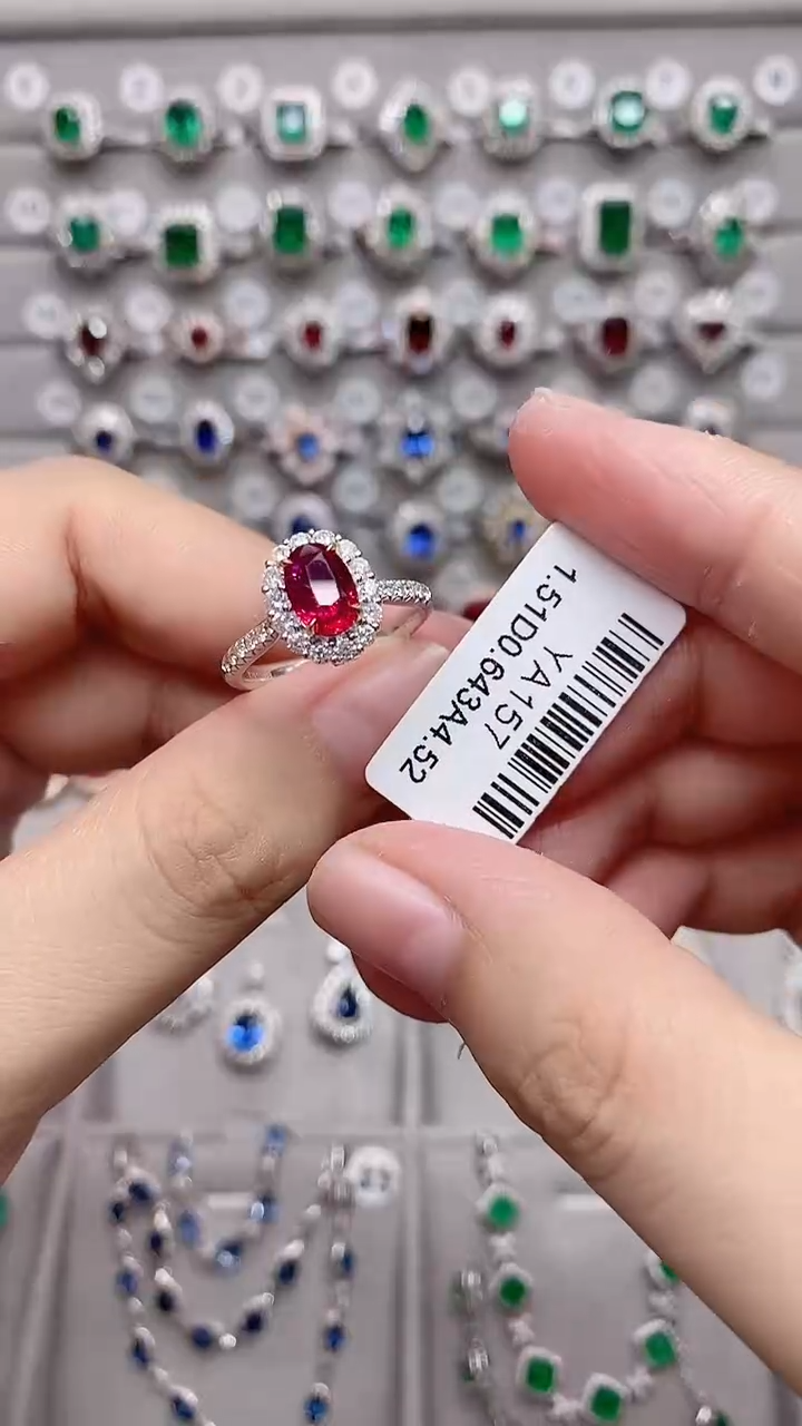 【闪购商品】红宝石18K金戒指18K金镶嵌·