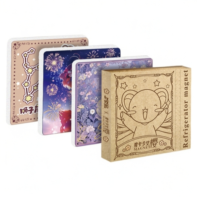 木【四格+3，涂鸦+2】卡卡殿小樱浮雕冰箱贴二弹二创盲盒（代拆）