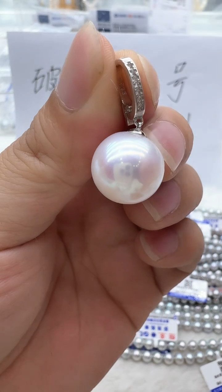 【闪购商品】淡水珍珠颈饰银S925镶嵌清货