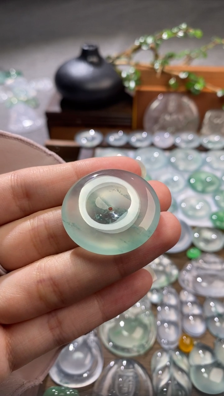 吊坠(不含链)未镶嵌翡翠扣子