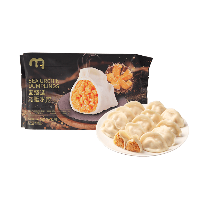麦臻选海胆水饺 640g（20g*32）