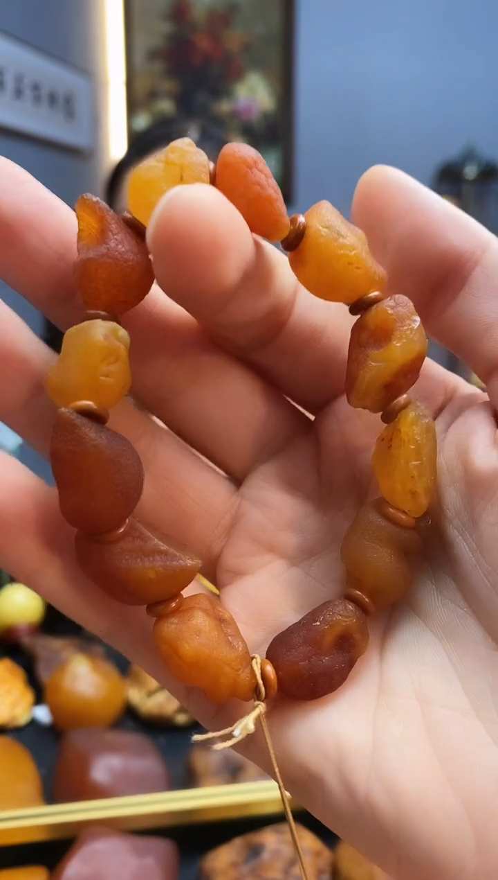 手串琥珀未镶嵌手串