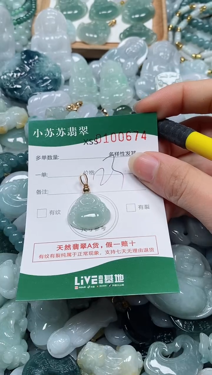 【闪购商品】翡翠颈饰未镶嵌闪购商品0100674