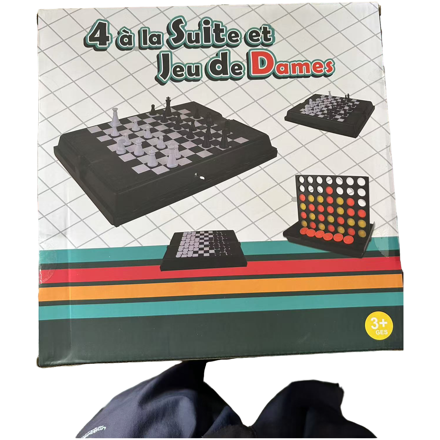 迷你国际象棋立体四子棋可折叠便携式教学益智棋