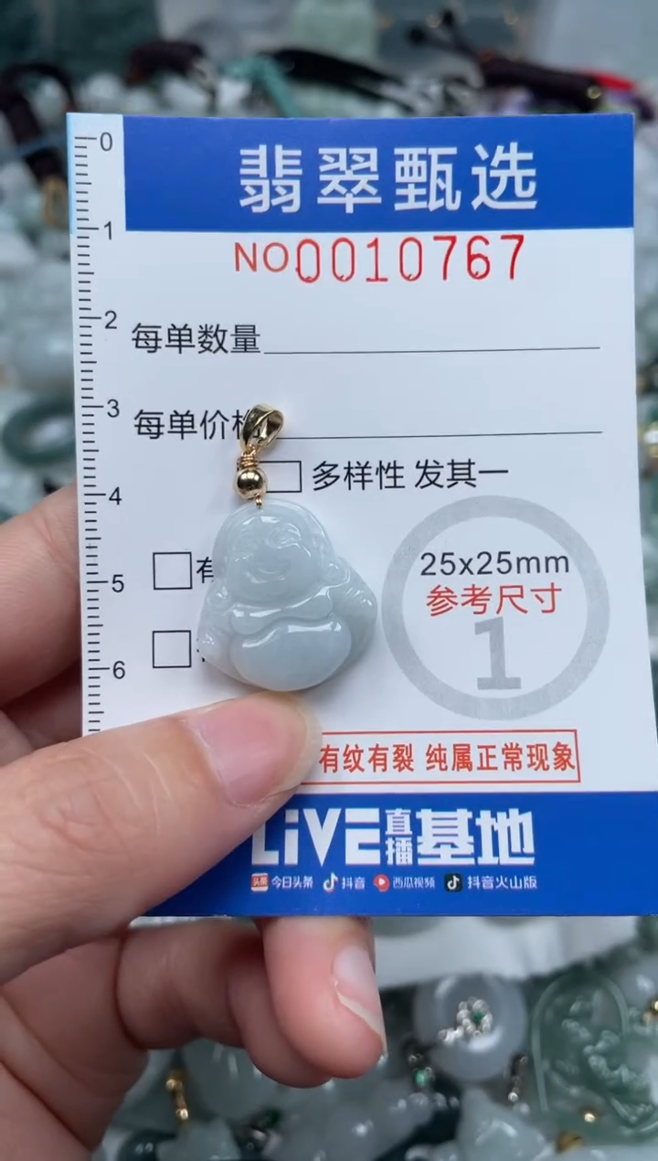 颈饰未镶嵌翡翠10767