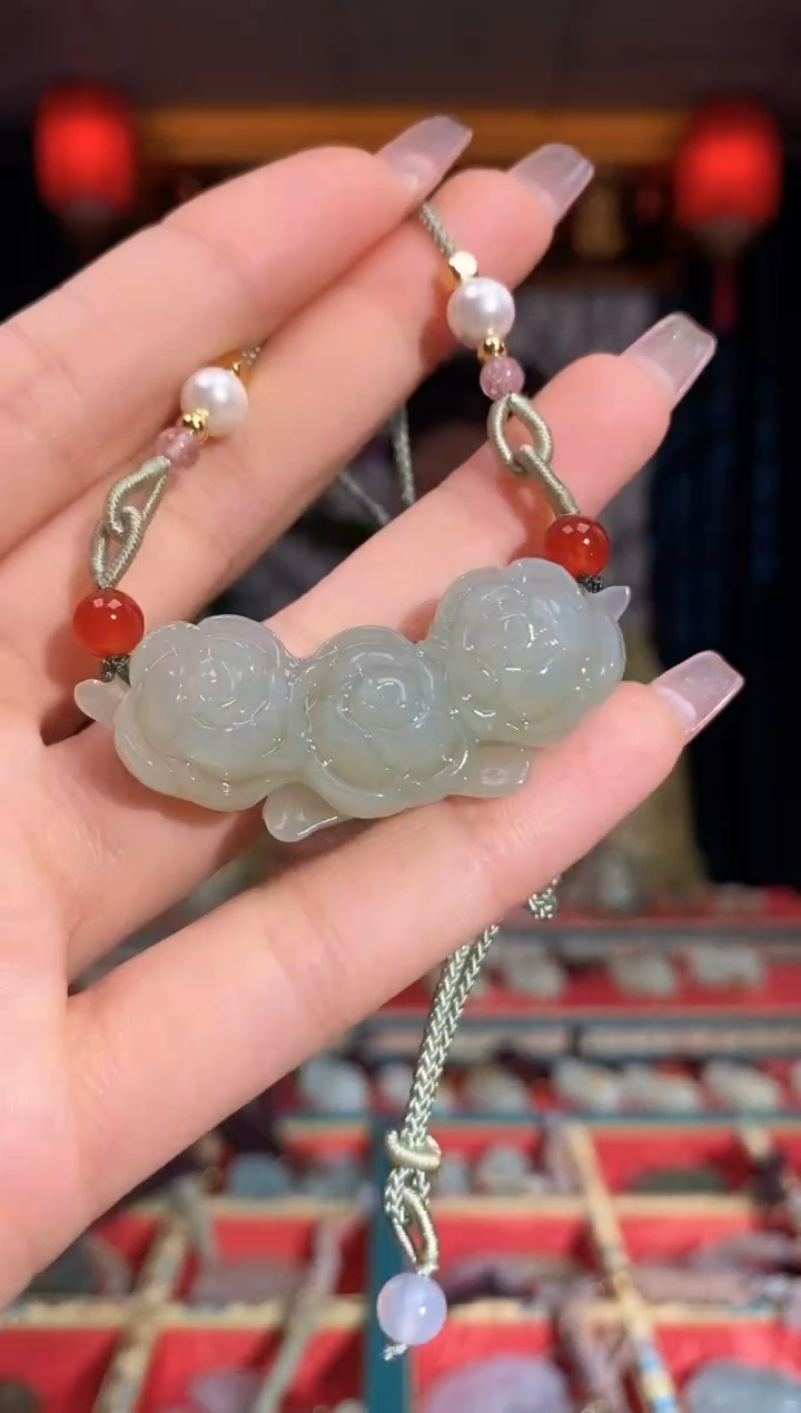 【闪购商品】和田玉颈饰未镶嵌花