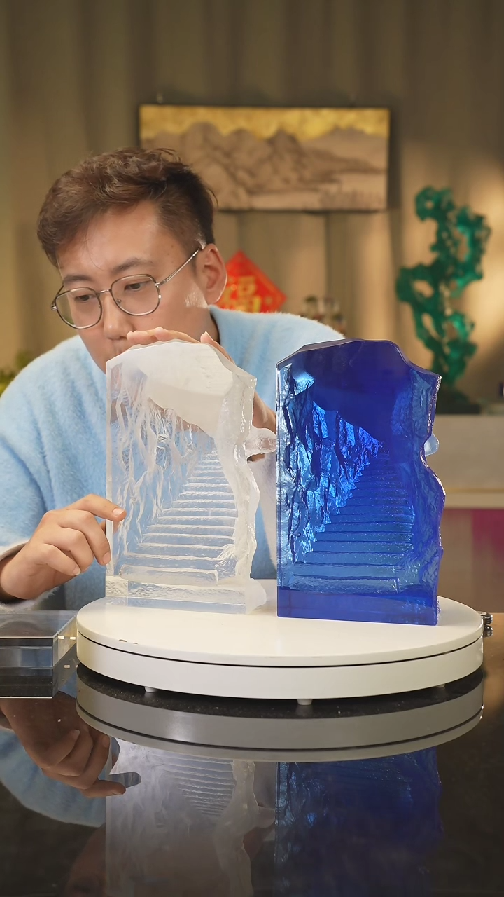 【闪购商品】雅致水晶琉璃 古法琉璃 步步高升 中任选