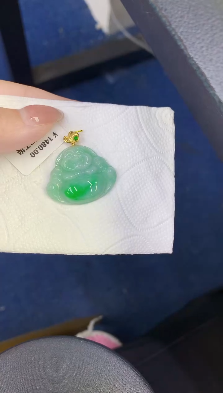 颈饰未镶嵌翡翠缅甸天然翡翠a货