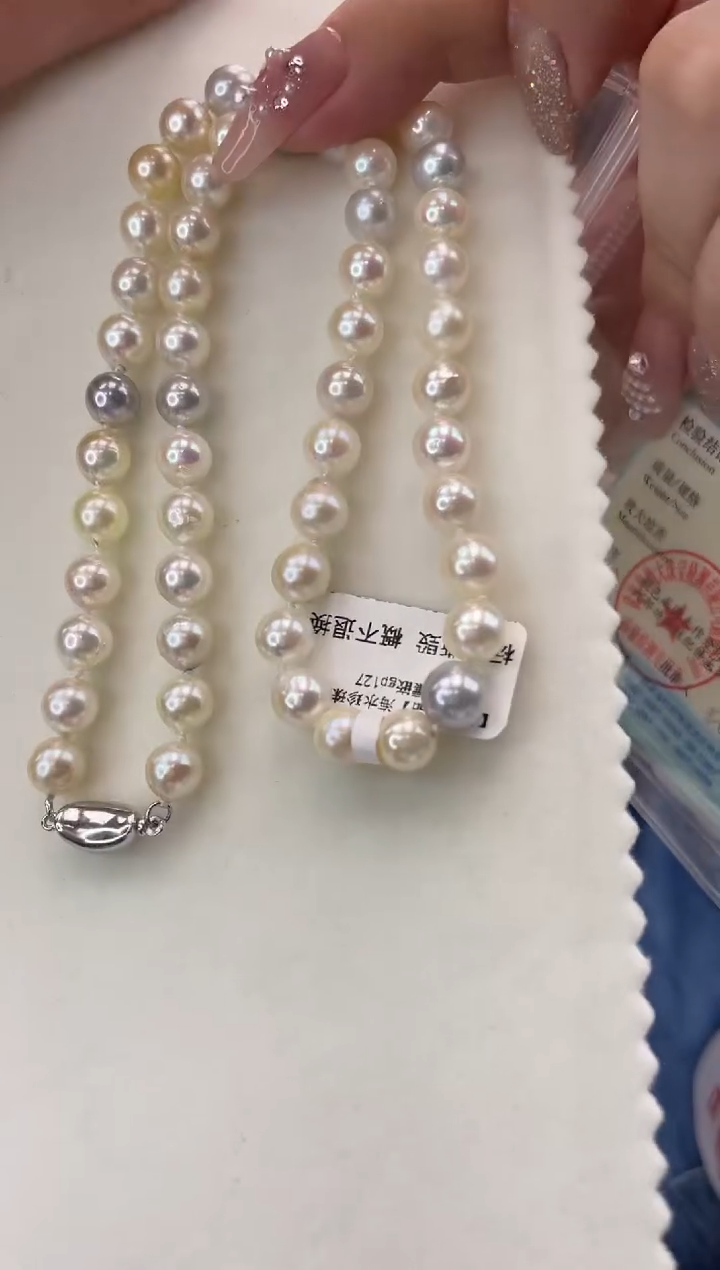 【闪购商品】海水珍珠颈饰银S925镶嵌GP127