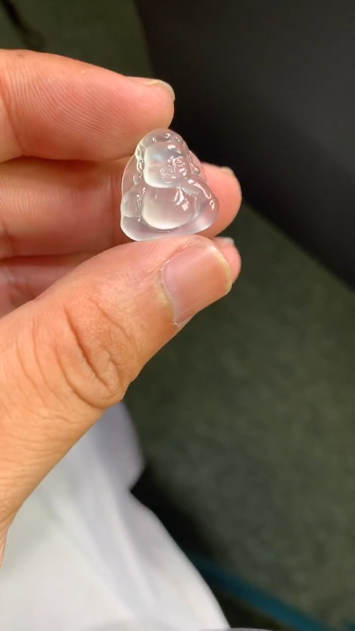 颈饰未镶嵌翡翠宝宝佛