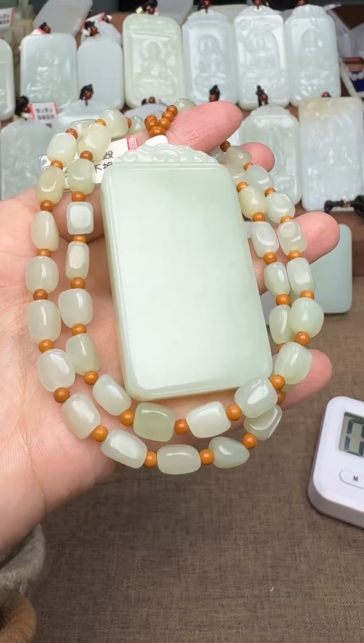 【闪购商品】和田玉颈饰未镶嵌天空