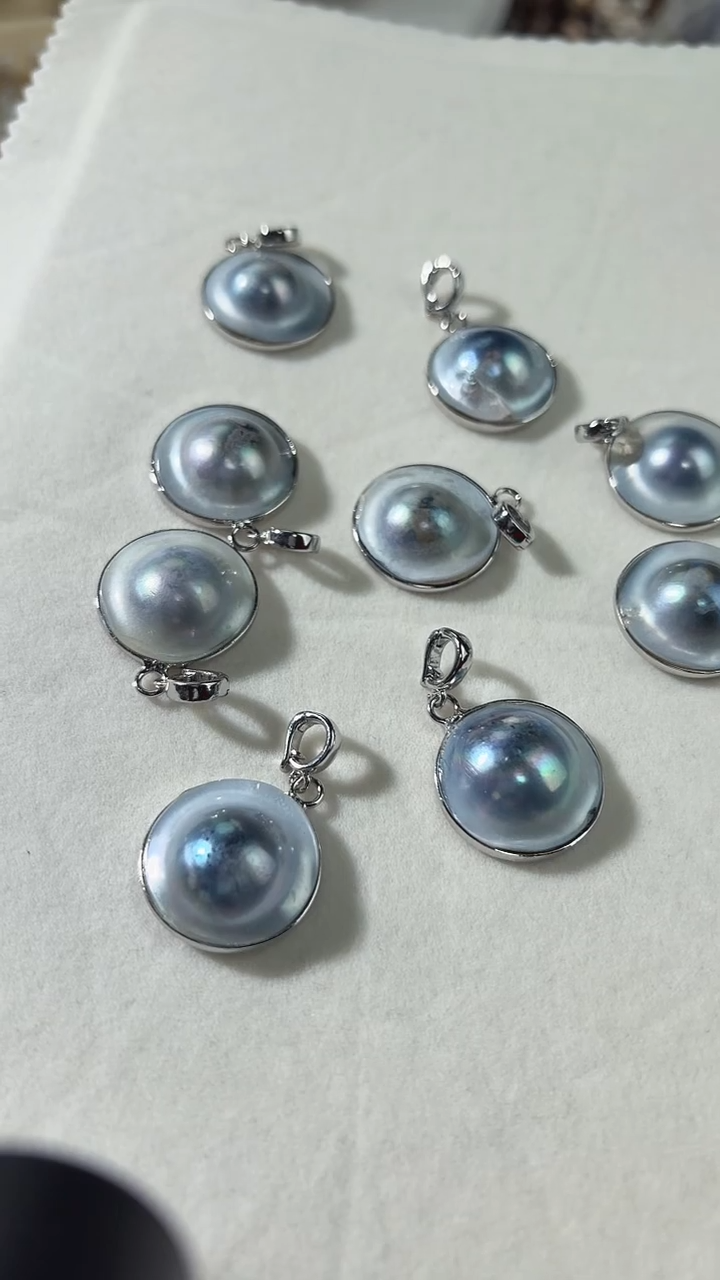 未镶嵌吊坠【不含链】淡水珍珠415多样性发货 发其一  微瑕