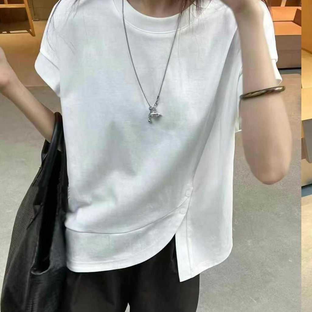 0620-01   女款百搭气质设计感短袖  DY   9269