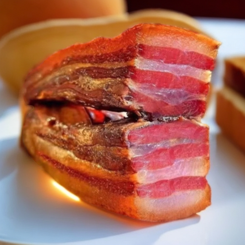 云南昭通特产狂飙烟熏腊肉熏肉老腊肉正宗黑猪肉土猪肉汉巴味德