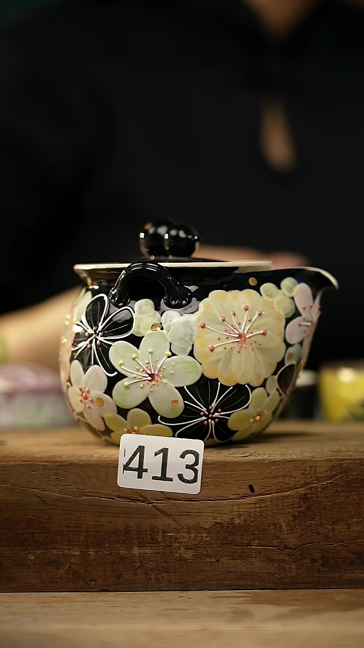 【闪购商品】瓷片设计师手作款 / 花满溪系列 宝瓶