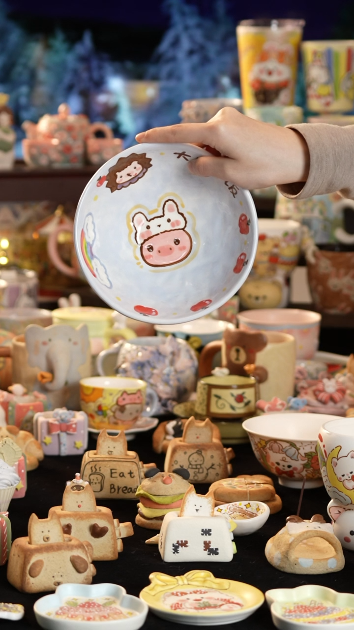 其他陶景德镇釉下彩手绘设计师款陶瓷