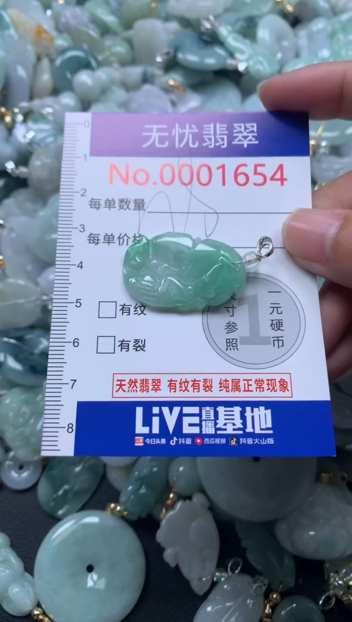 颈饰未镶嵌翡翠1654
