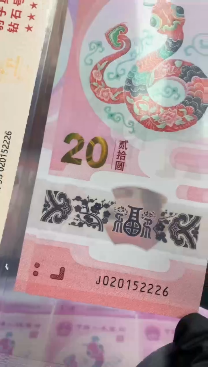 【闪购商品】塑料蛇钞 真钞 【单张】152226