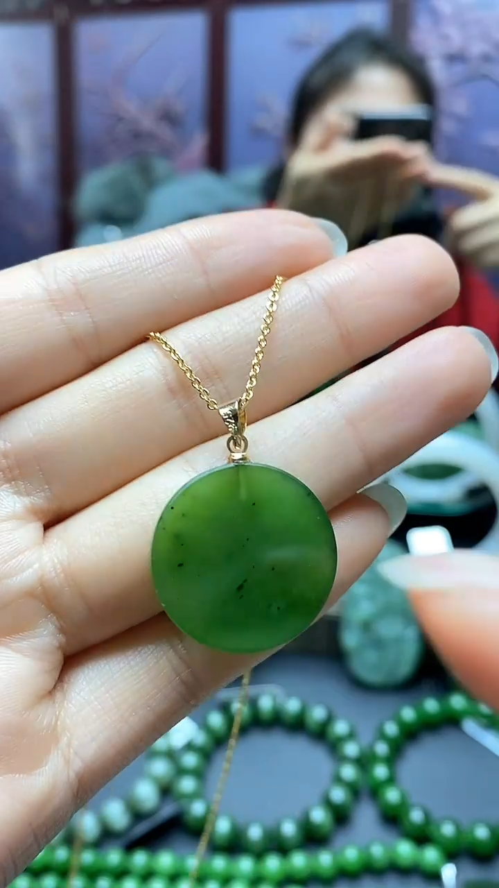 【闪购商品】和田玉吊坠未镶嵌1