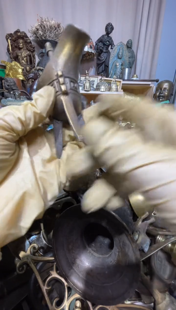 茶盏大阪回流商品铜器摆件48