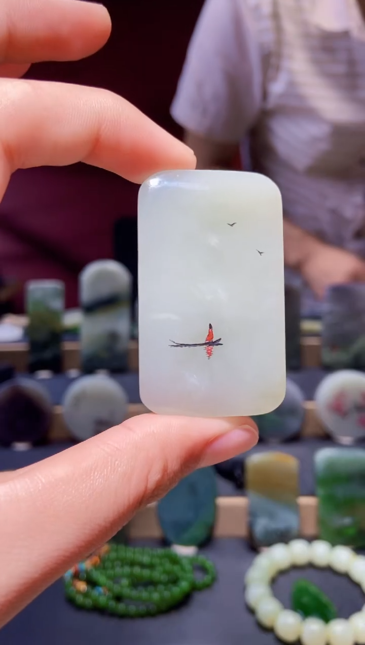 和田玉未镶嵌挂件yc