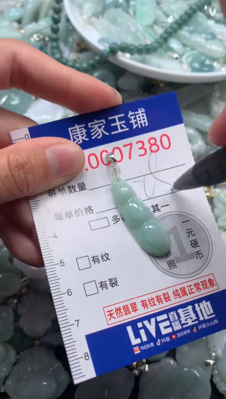 颈饰未镶嵌翡翠7380