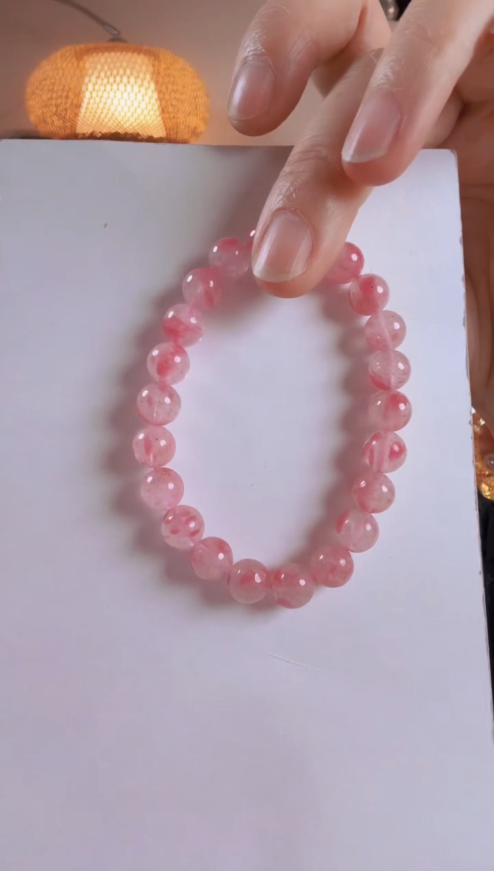 【闪购商品】蔷薇辉石未镶嵌手饰手串