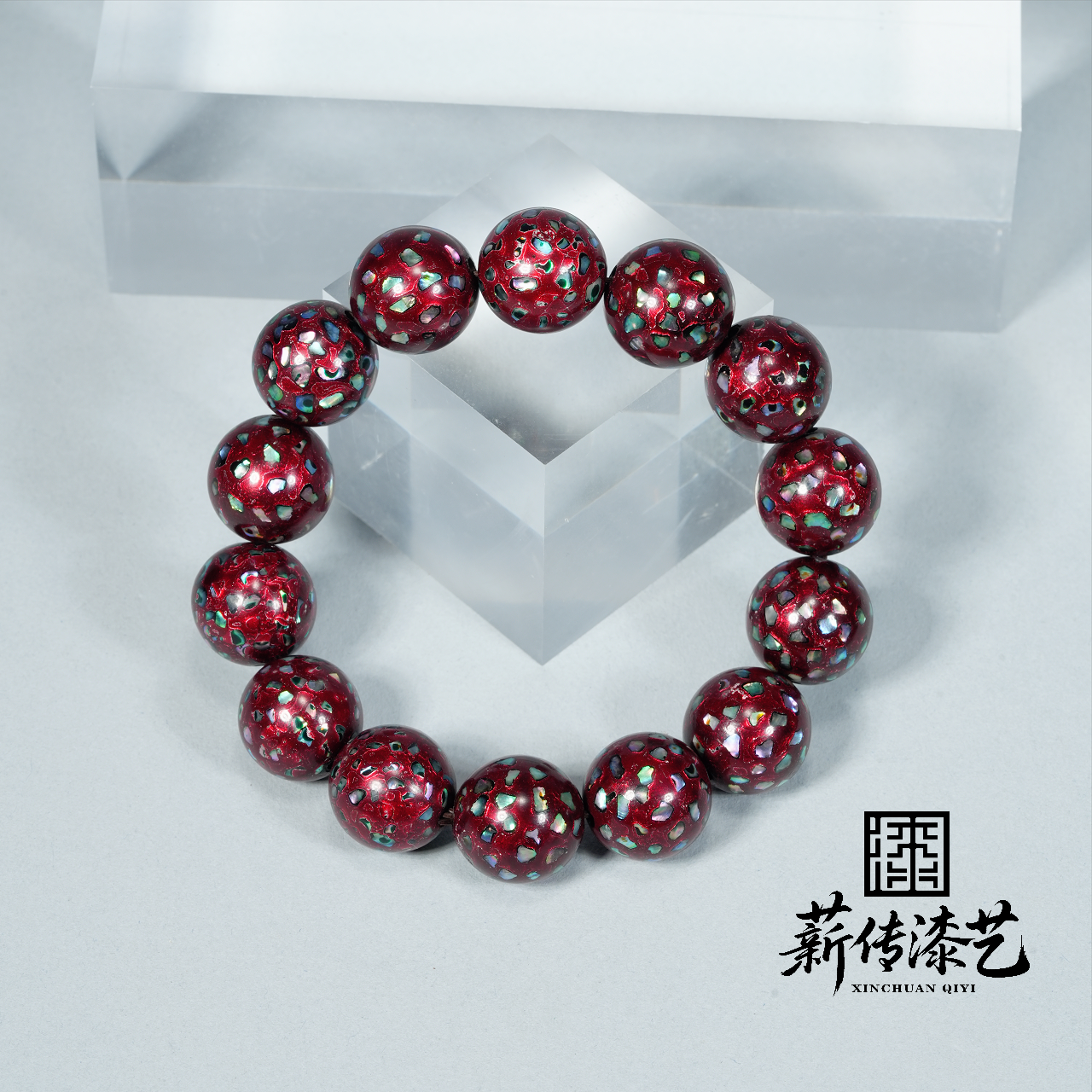 【薪传漆艺】非遗大漆 极光红 15mm/LD518