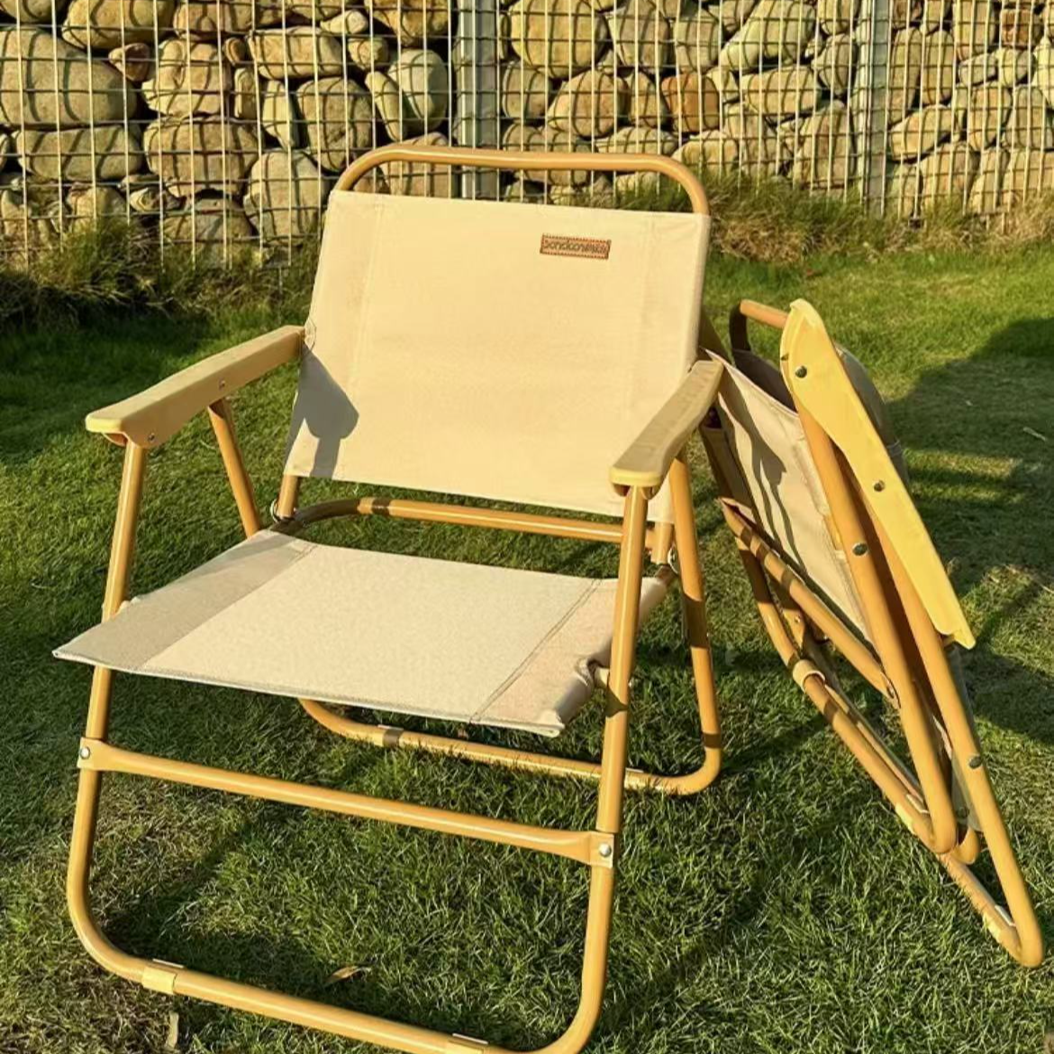 收纳折叠椅子露营椅克米特椅便携式野营椅超轻沙滩收纳野餐马扎椅