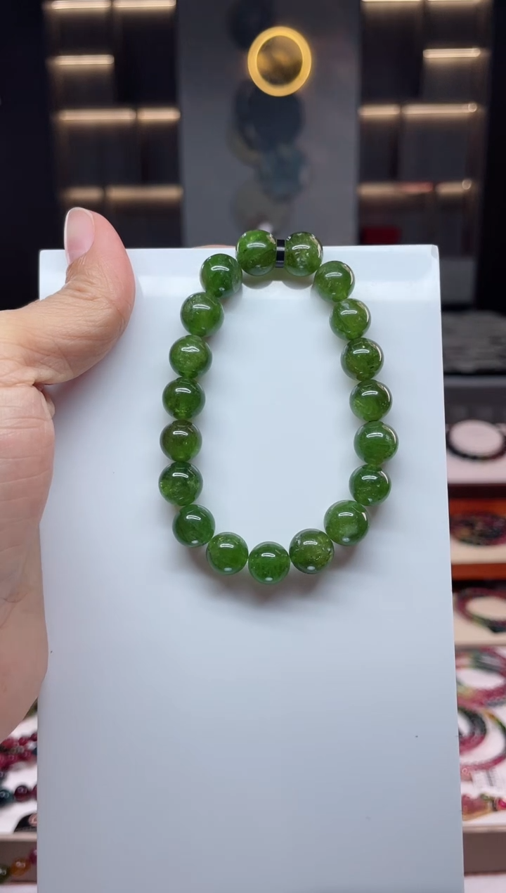 未镶嵌老矿碧玺单圈手串10mm+碧玺（多样性发一条）Q