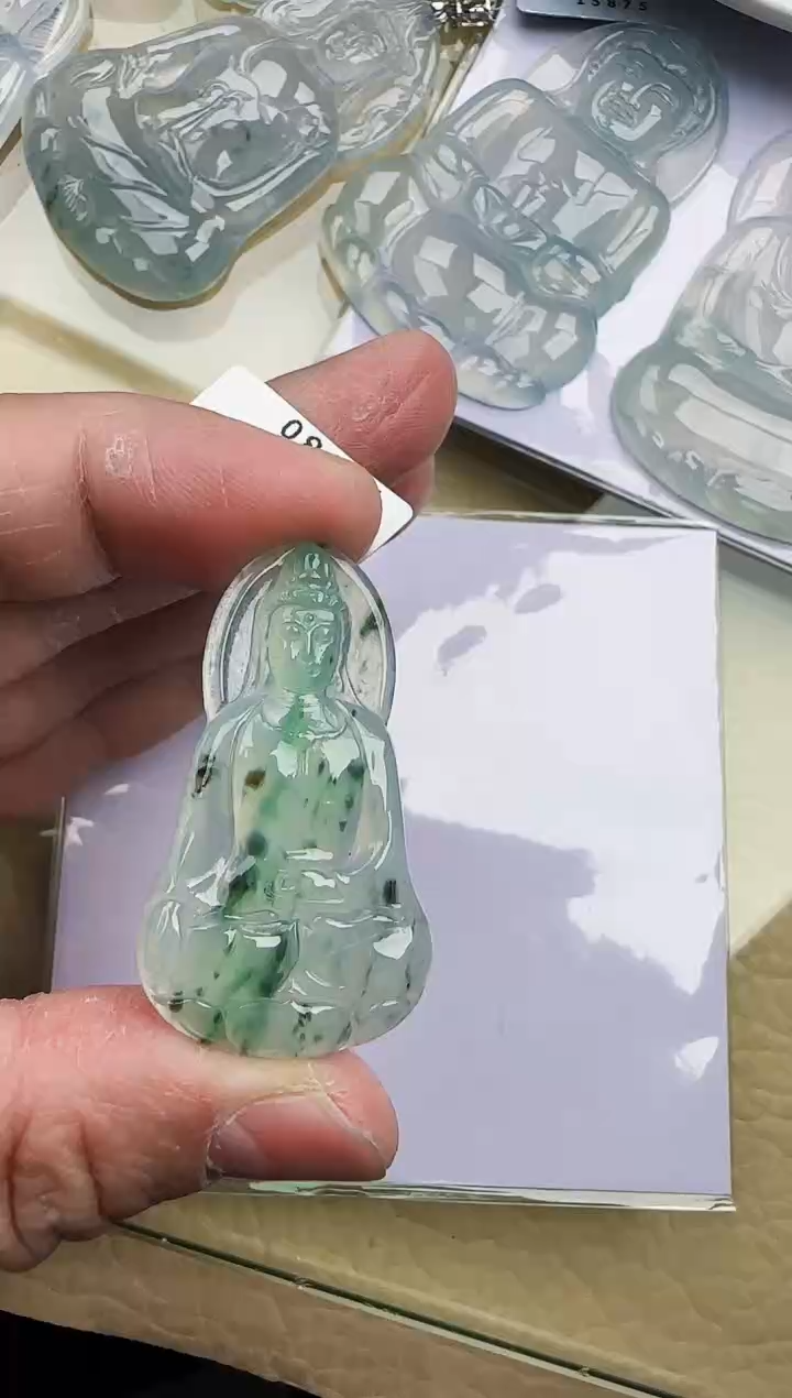 颈饰未镶嵌翡翠缅甸翡翠a货