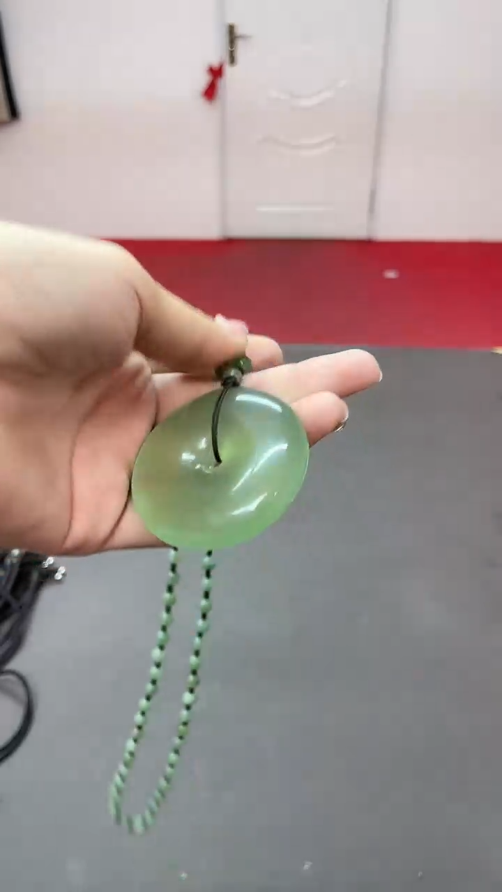 【闪购商品】蛇纹石玉吊坠未镶嵌平安扣吊坠