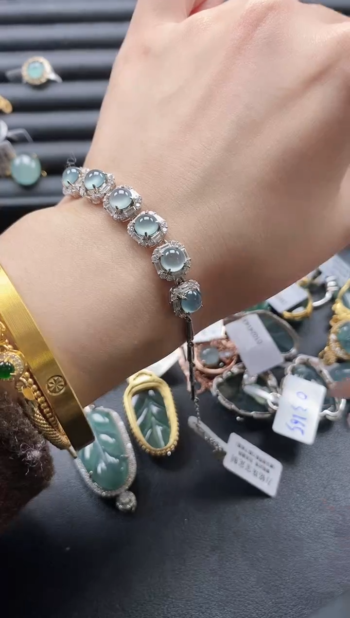 【闪购商品】翡翠戒指银S925镶嵌11111