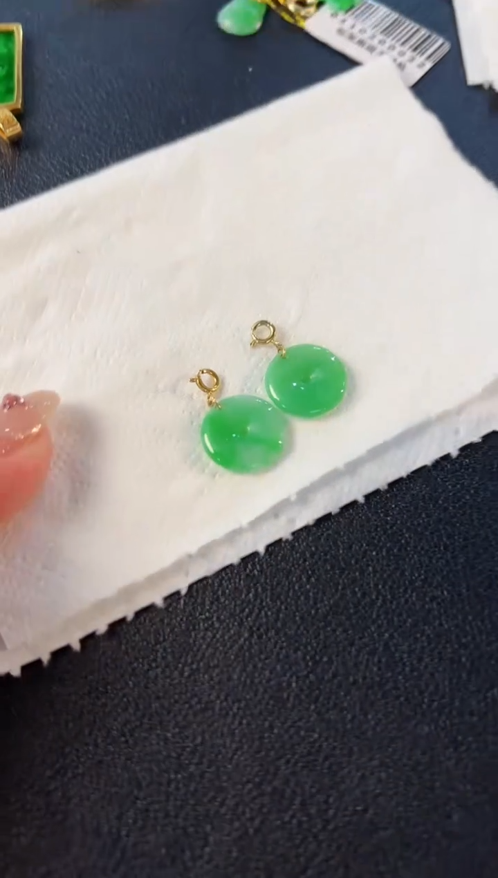 【闪购商品】翡翠颈饰18K金镶嵌缅料A货/多样性发货/一件