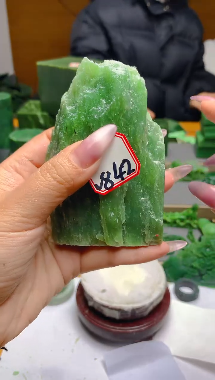 【闪购商品】和田玉（碧玉）珠宝半成品未镶嵌1