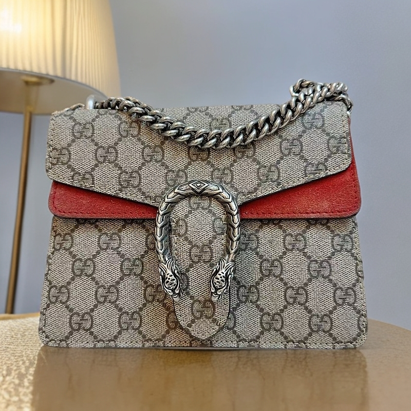 95新 GUCCI/古驰  小号老花酒神 1169 1977