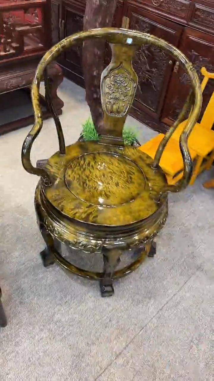 金丝楠金丝楠木---转转椅