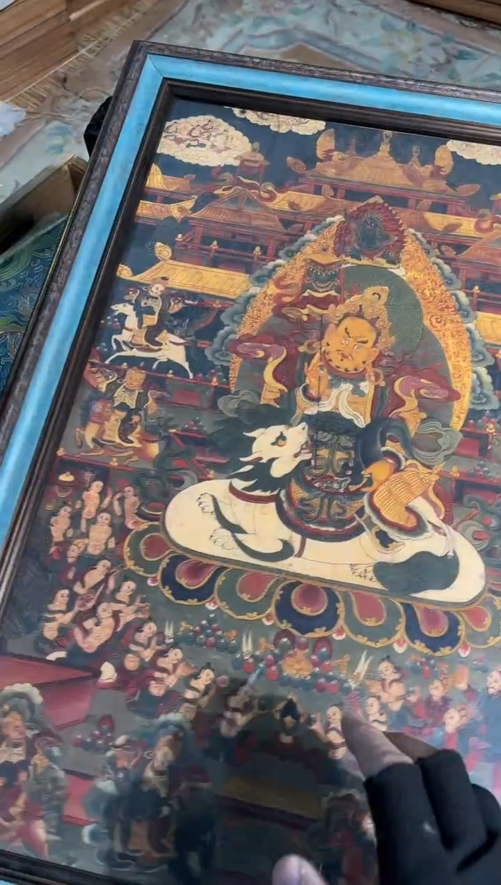 卷轴画天天的唐卡tk160