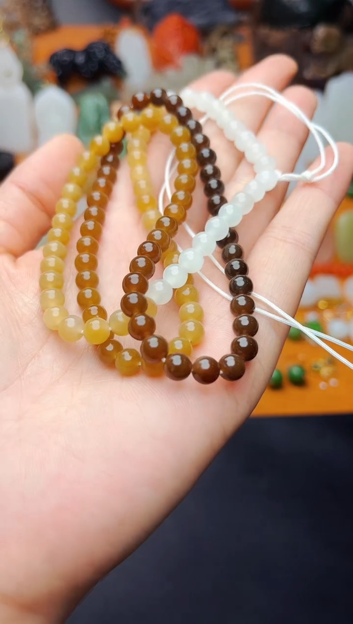 【闪购商品】和田玉手串未镶嵌多圈手串