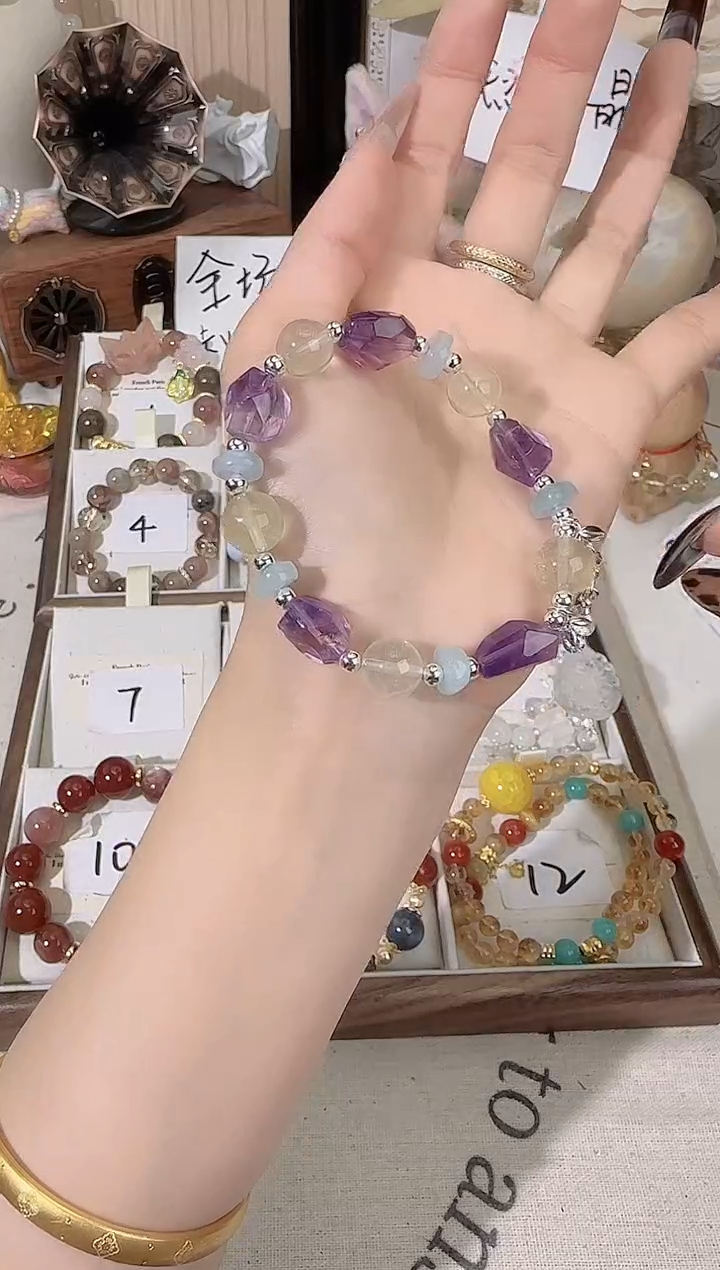 未镶嵌手链水晶多宝