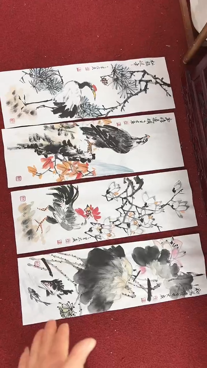 国画李火庆/国画/花鸟