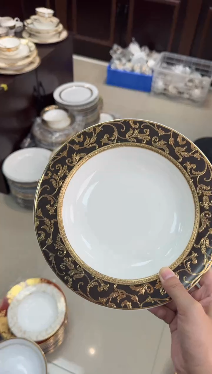 【闪购商品】瓷片8.5英寸草帽盘福利款 2个