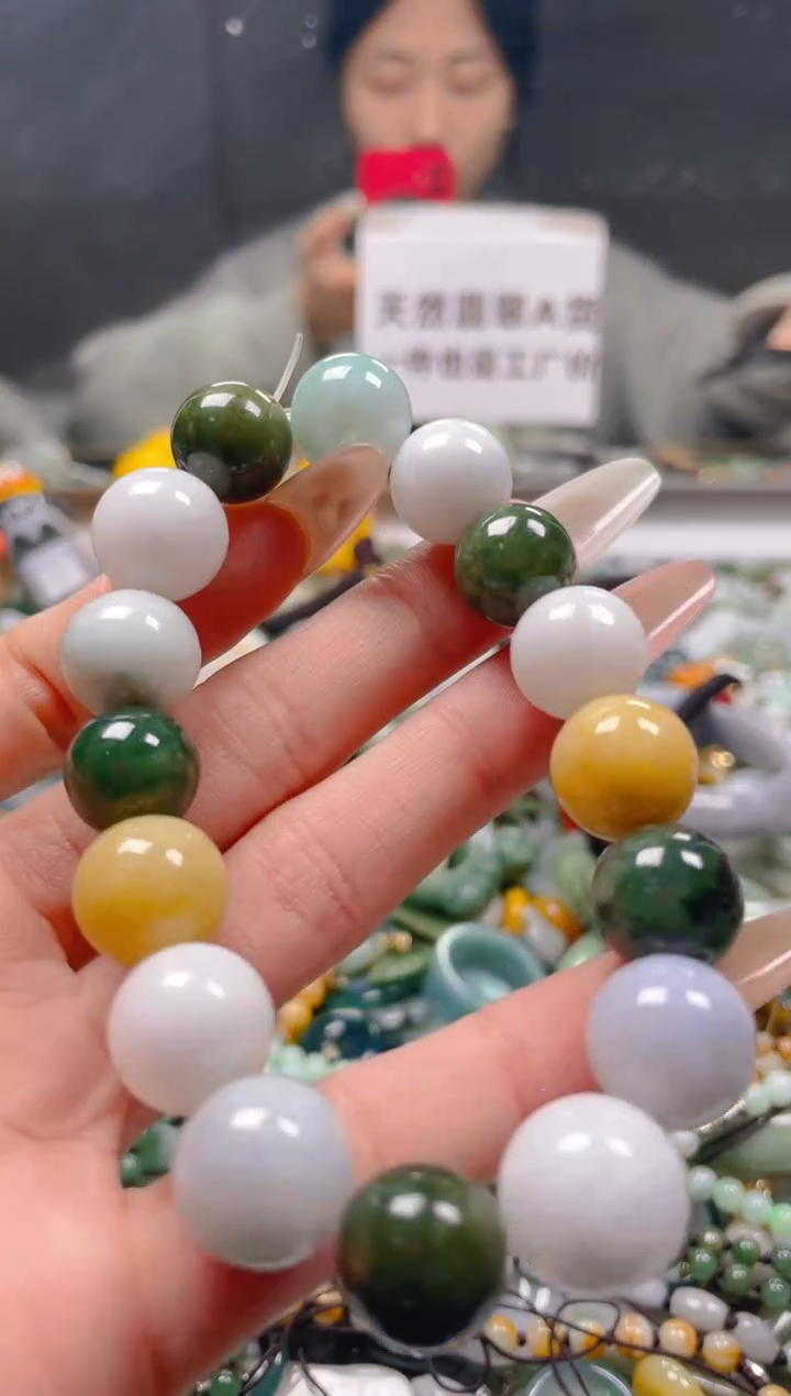 【闪购商品】翡翠颈饰未镶嵌13-14MM/S/翡翠A货一图一物
