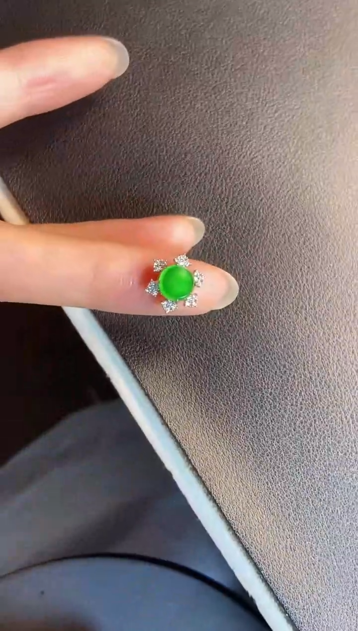 吊坠(不含链)银S925镶嵌翡翠1