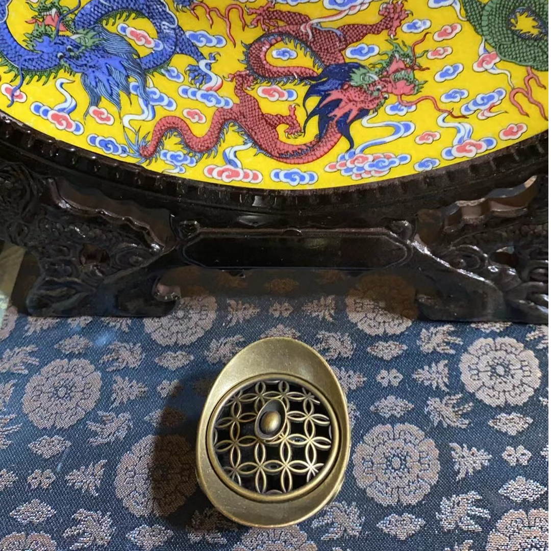 瓷盘元宝炉摆件一个链接