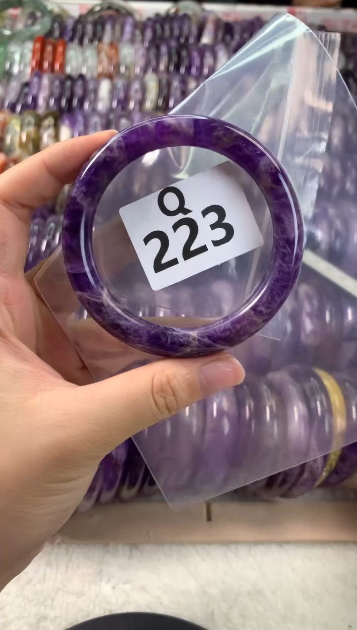 【闪购商品】水晶水晶手镯Q未镶嵌223-57