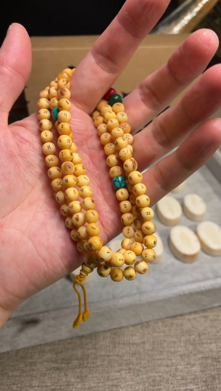 其他猛犸象牙闪购497猛犸高白系列吉祥天母108长串7mm