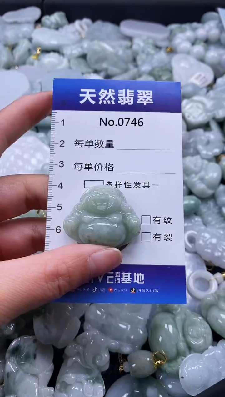 【闪购商品】翡翠颈饰未镶嵌缅甸A货翡翠0746